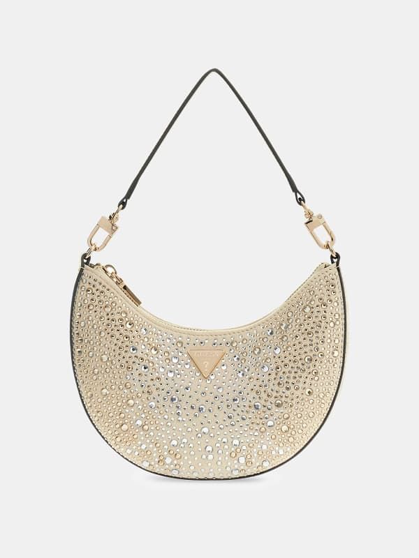  Guess Bolso Hobo Tasmin Con Pedrería 