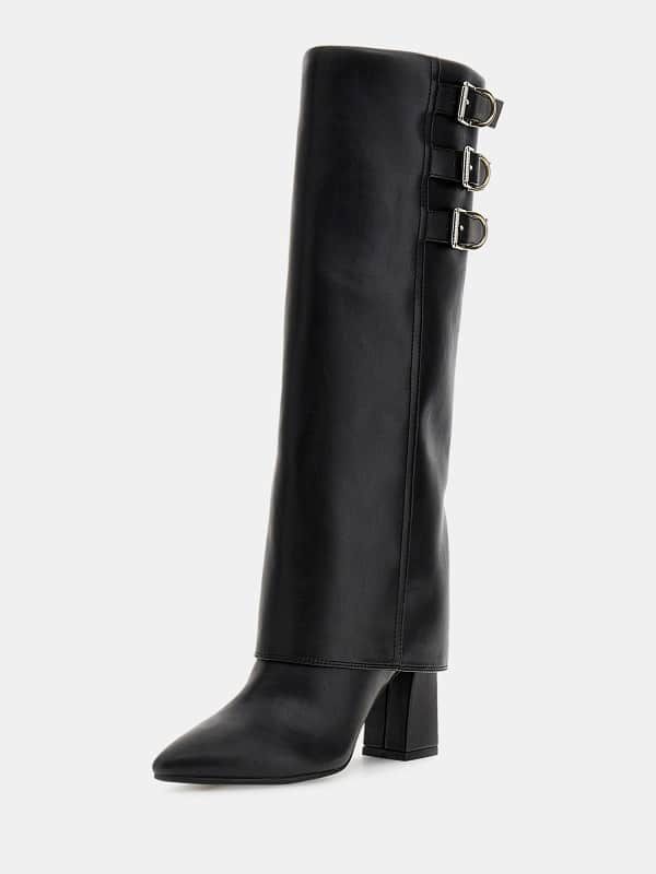  Guess Bota Garica Con Hebillas Laterales 