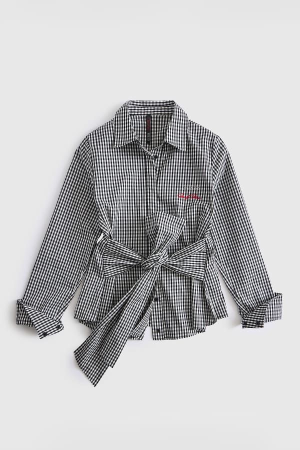  Guess Camisa Con Lazo Estampado 