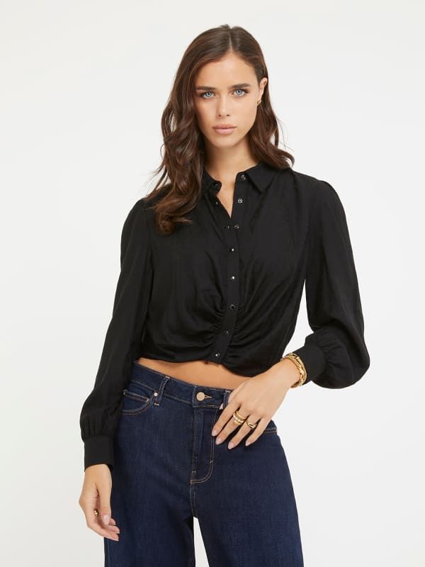  Guess Camisa Corta Con Estampado Animal 