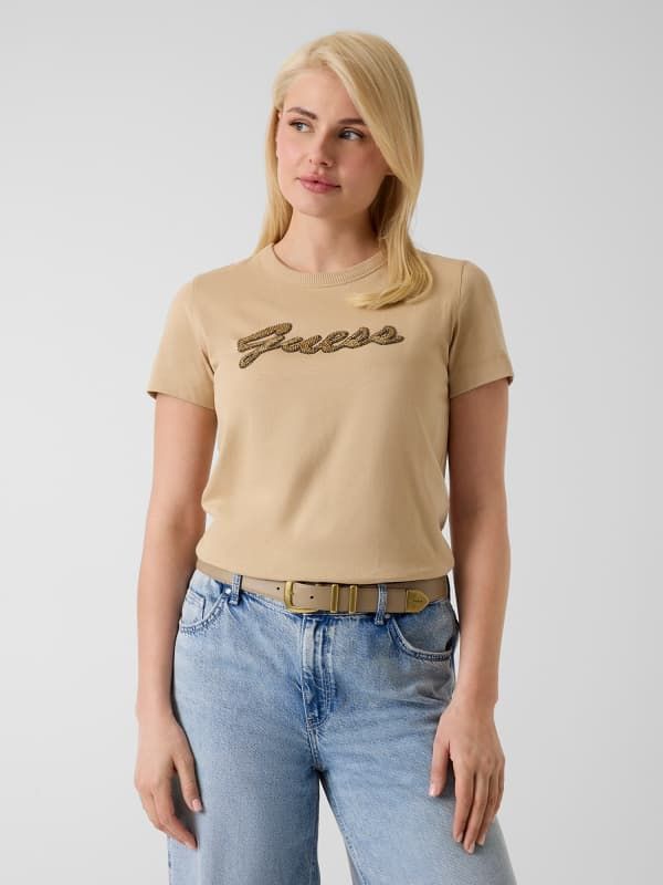  Guess Camiseta Con Logo De Cuentas 