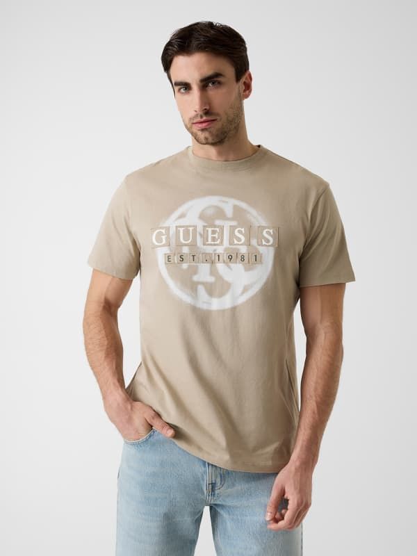  Guess Camiseta Con Logo 4g 
