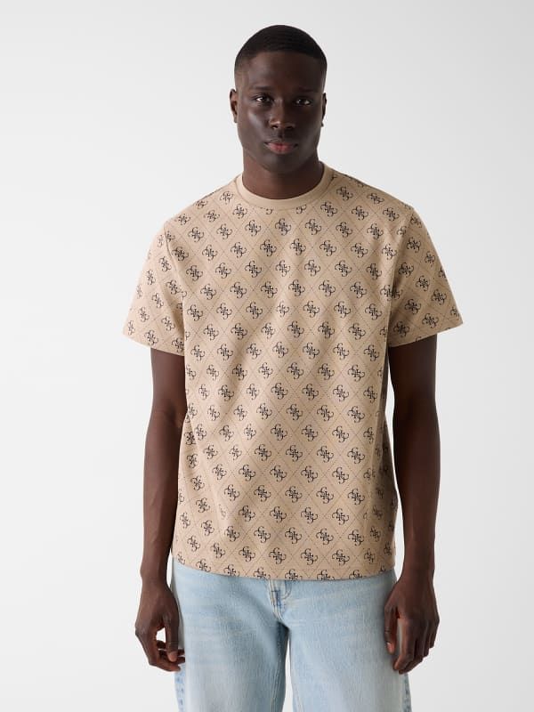  Guess Camiseta Con Logo Jacquard 