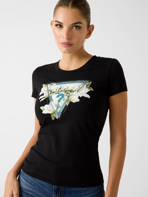  Guess Camiseta Logo Triángulo 