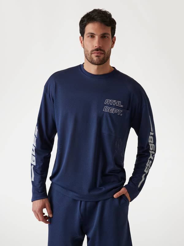  Guess Camiseta Oversize Con Malla 