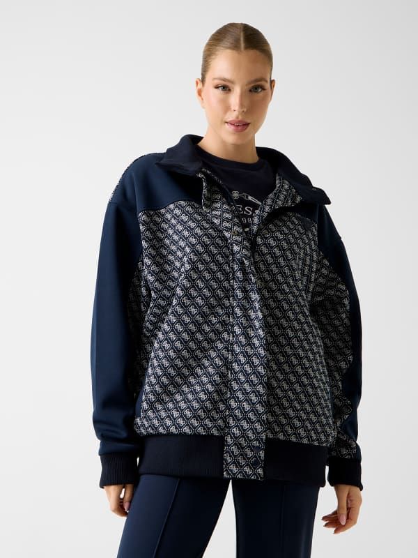  Guess Chaqueta Con Logo Jacquard 