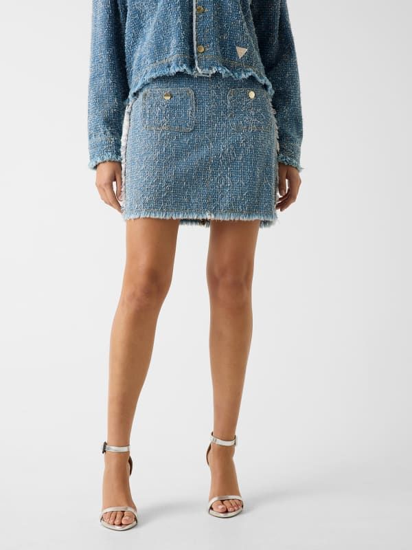  Guess Falda Vaquera Tweed 