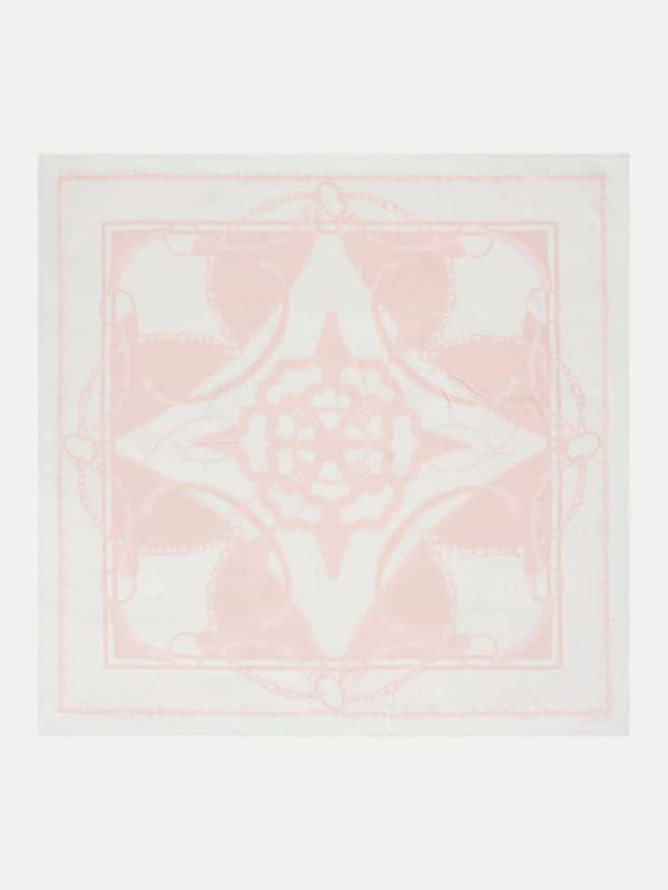  Guess Kefiah De Jacquard Con Logo Peony 