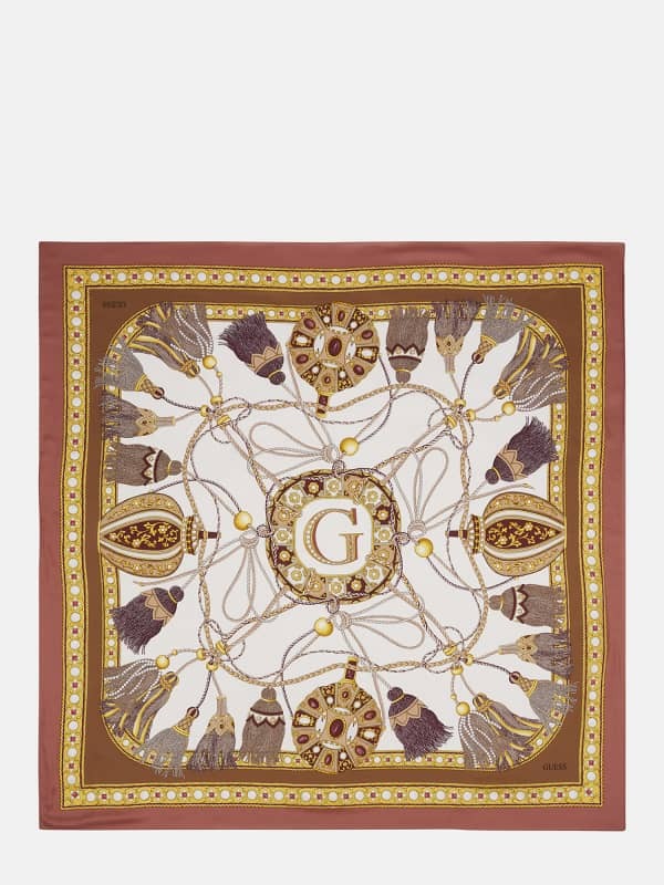  Guess Kefiah Estampado Borlas 