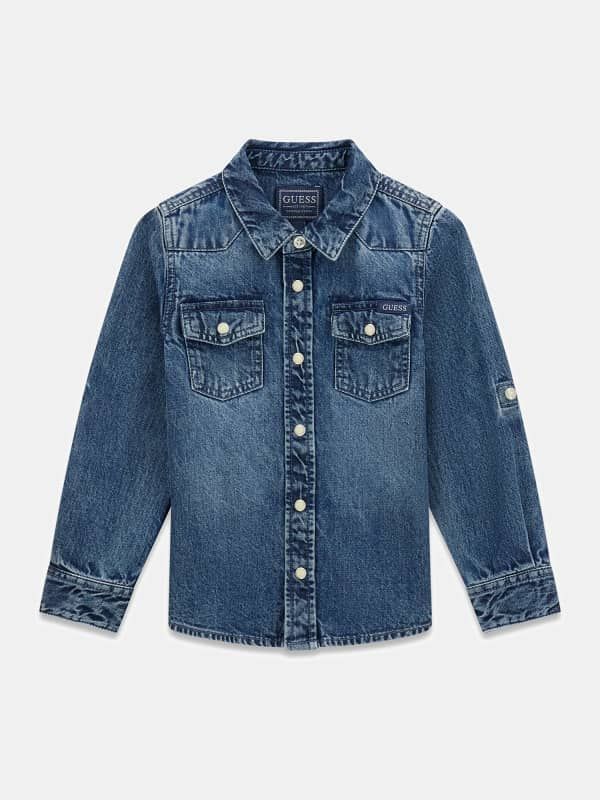  Guess Kids Camisa Vaquera 