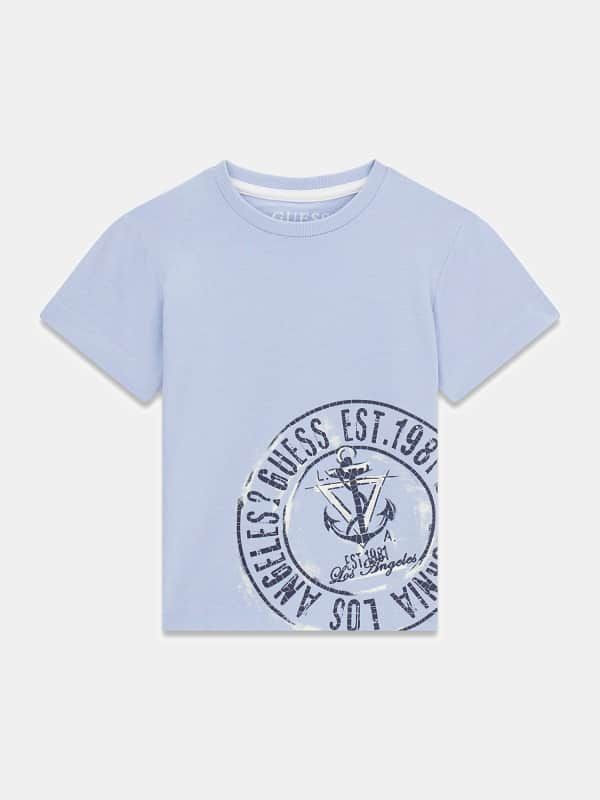  Guess Kids Camiseta Con Logo Estampado 
