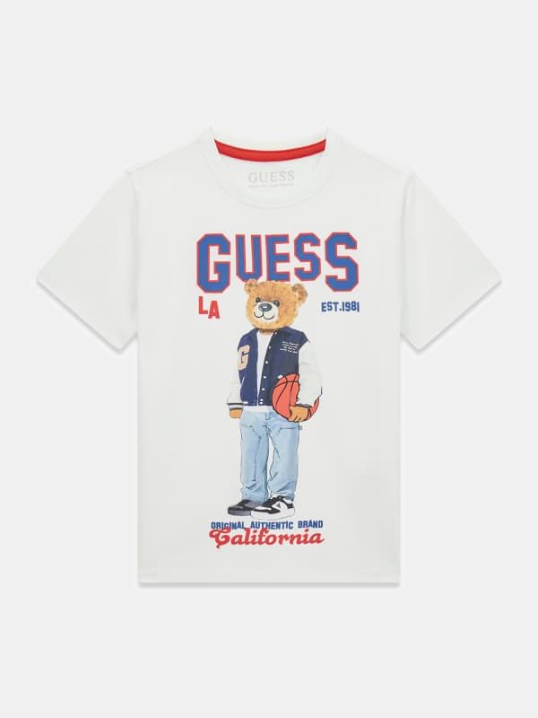  Guess Kids Camiseta Con Logo Impreso 