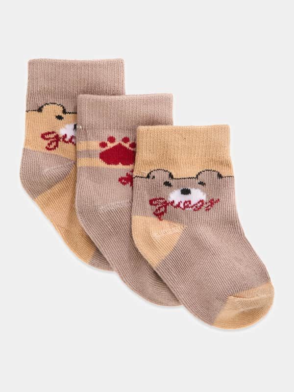  Guess Kids Conjunto De 3 Pares De Calcetines 
