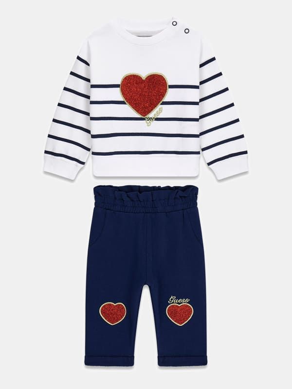  Guess Kids Conjunto De Sudadera Y Pantalón 