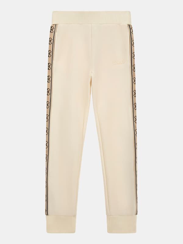  Guess Kids Pantalón Sweat Con Banda Con Logo 4g 