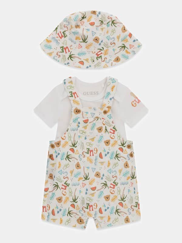 Guess Kids Set De Cubo, Body Y Mono 