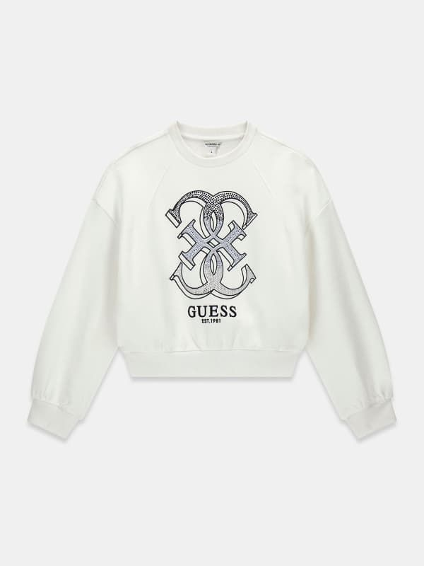  Guess Kids Sudadera Con Logo 