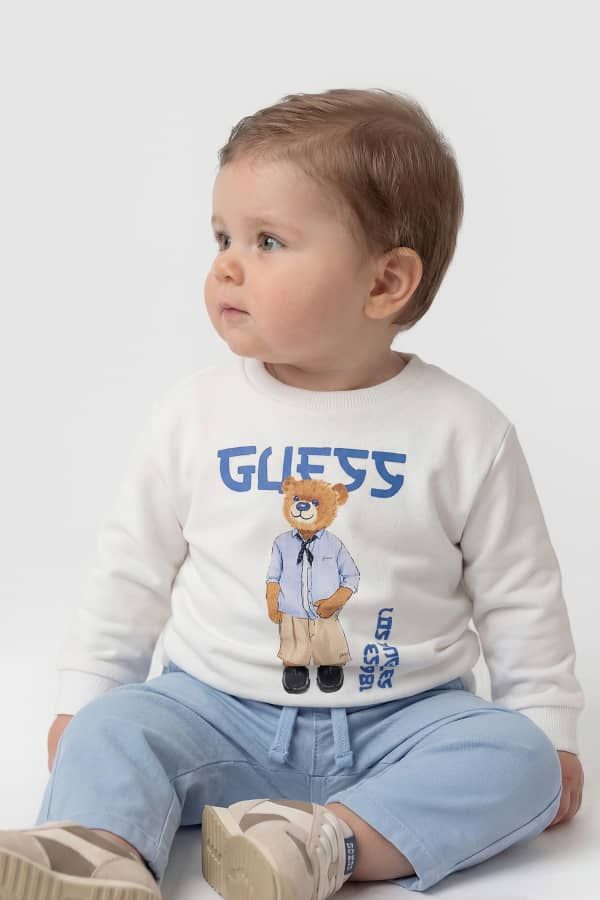  Guess Kids Sudadera Con Oso De Peluche 