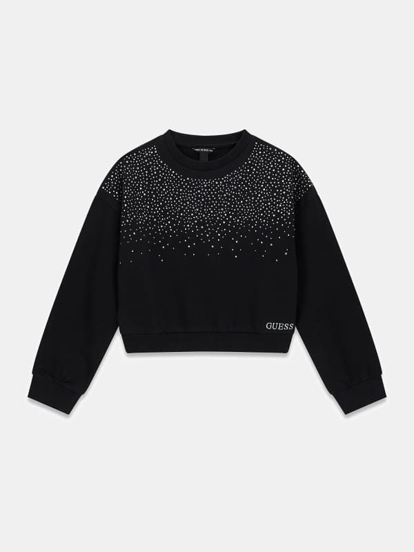  Guess Kids Sudadera Con Strass 