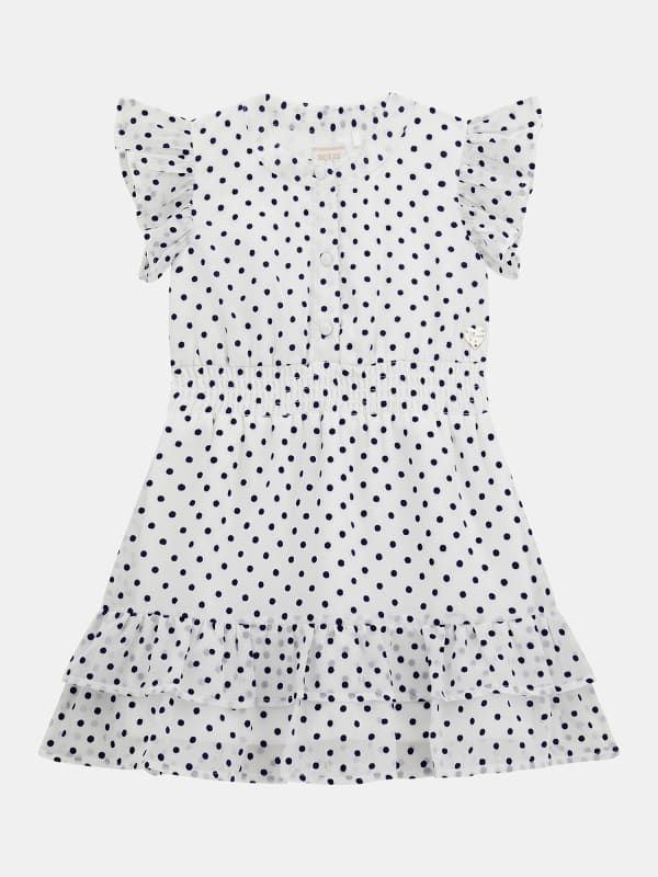  Guess Kids Vestido Mini De Chiffon 