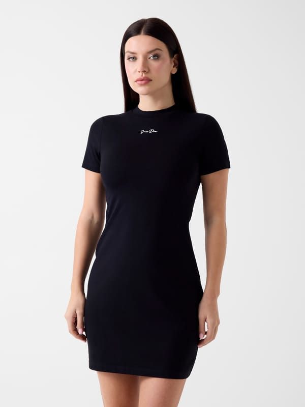  Guess Mini Logo Bordado Dress 