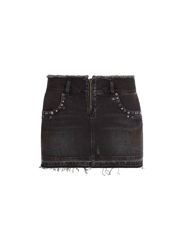  Guess Minifalda Vaquera Con Tachas 