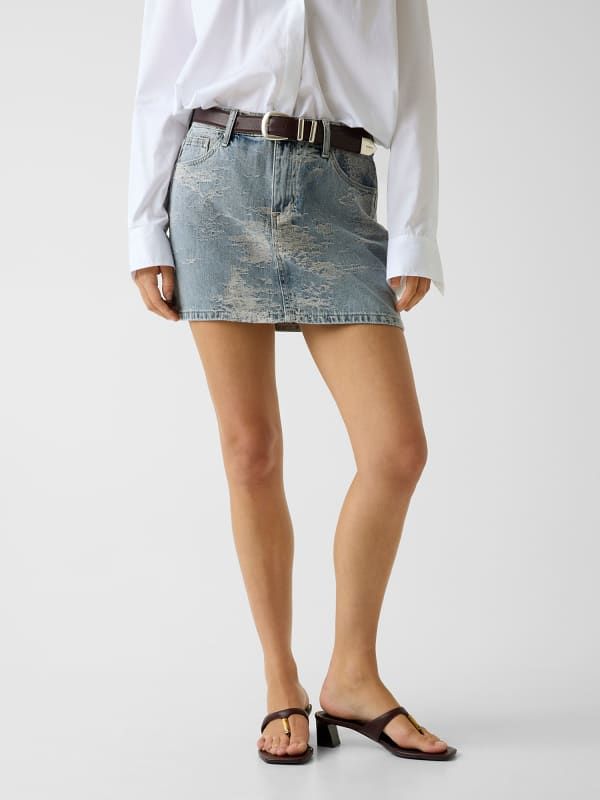  Guess Minifalda Vaquera 