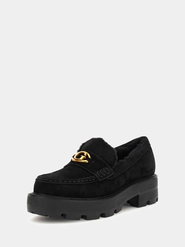  Guess Mocasín Yanikay Combinado Con Piel 