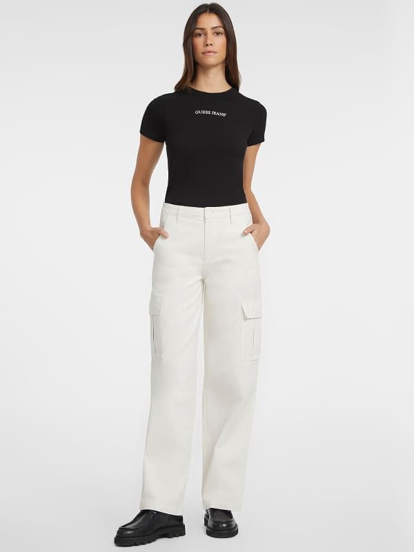 Guess Pantalón Chino Cargo Para Mujer 