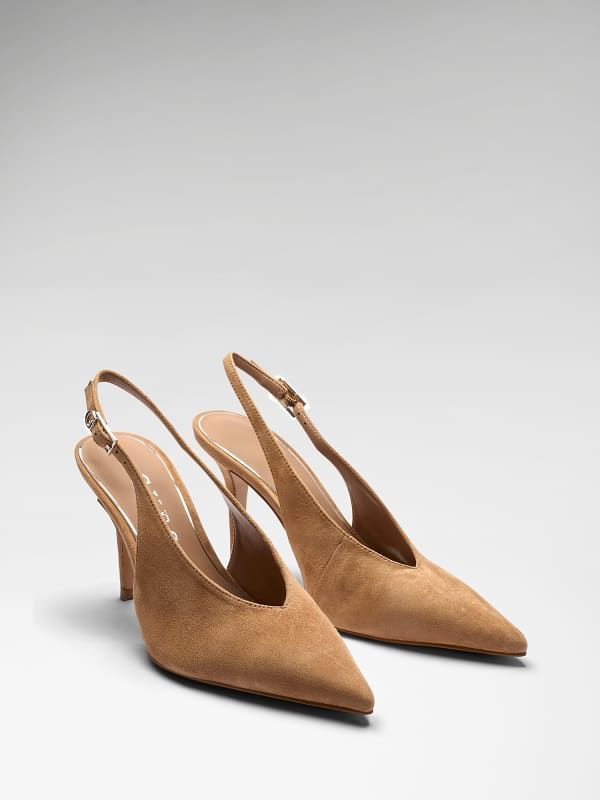  Guess Primo Suede Slingbacks 