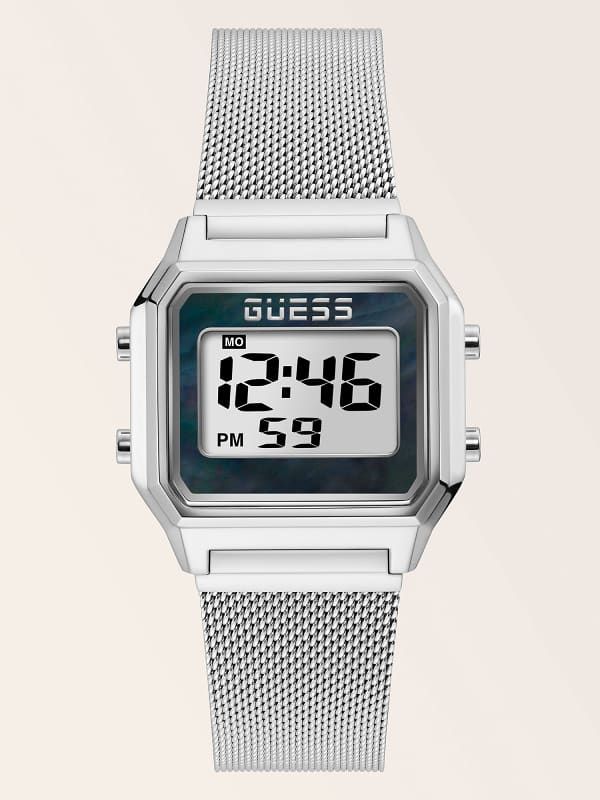  Guess Reloj Digital De Acero 