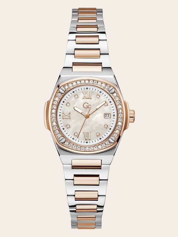  Guess Reloj Gc Con Fecha De Acero 