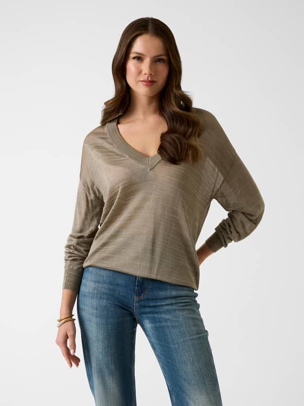  Guess Suéter Con Cuello En V 