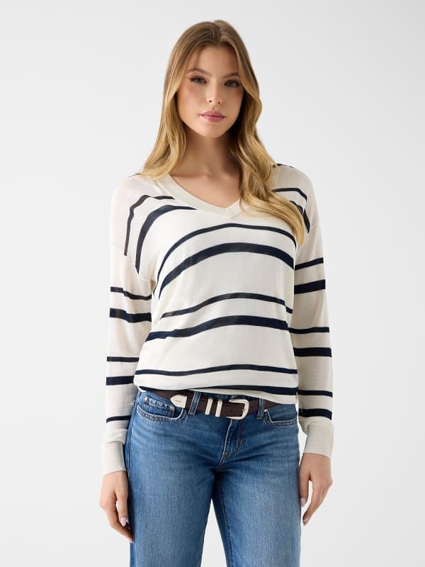  Guess Suéter Con Cuello En V 