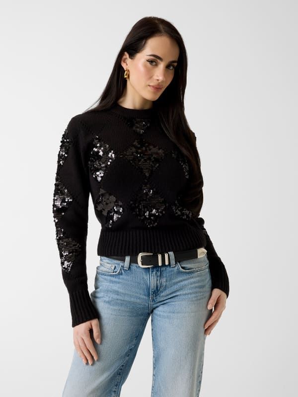  Guess Suéter De Lentejuelas 