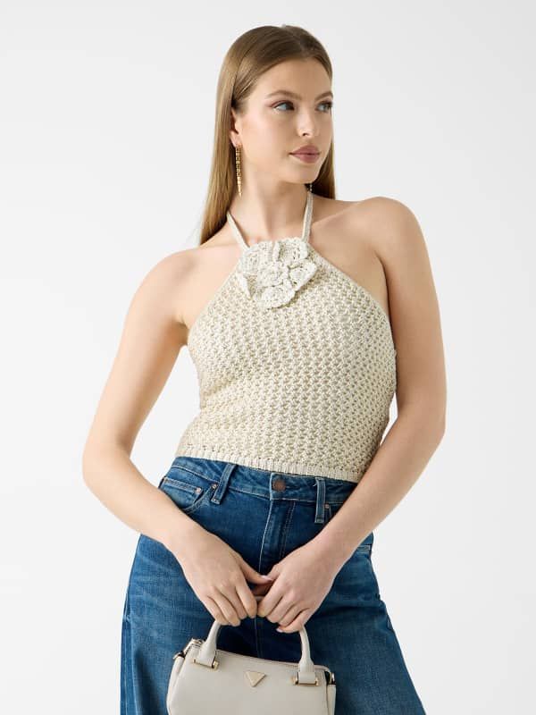  Guess Top De Ganchillo 