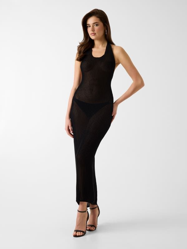  Guess Vestido Largo Calado 