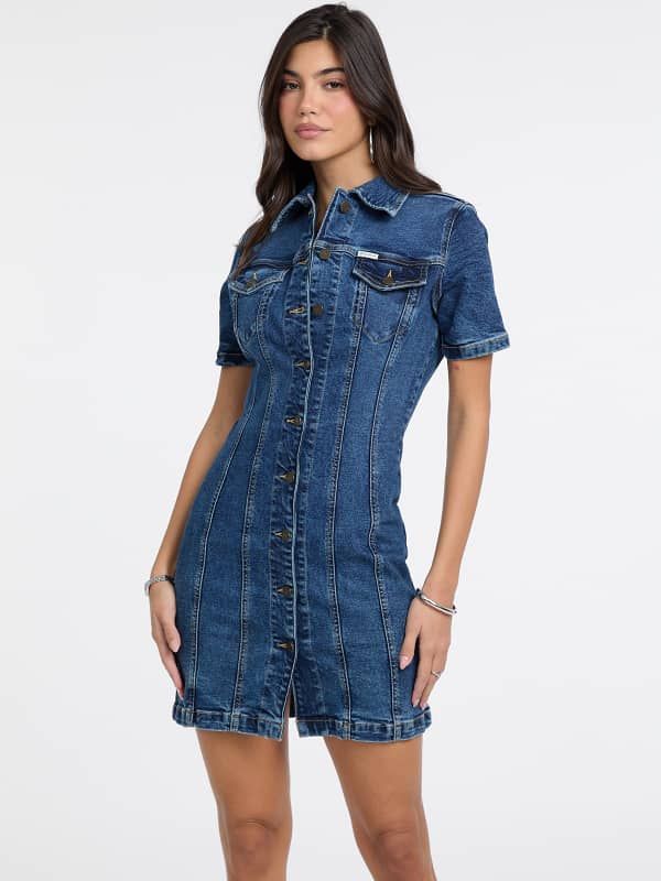  Guess Vestido Mini Vaquero 