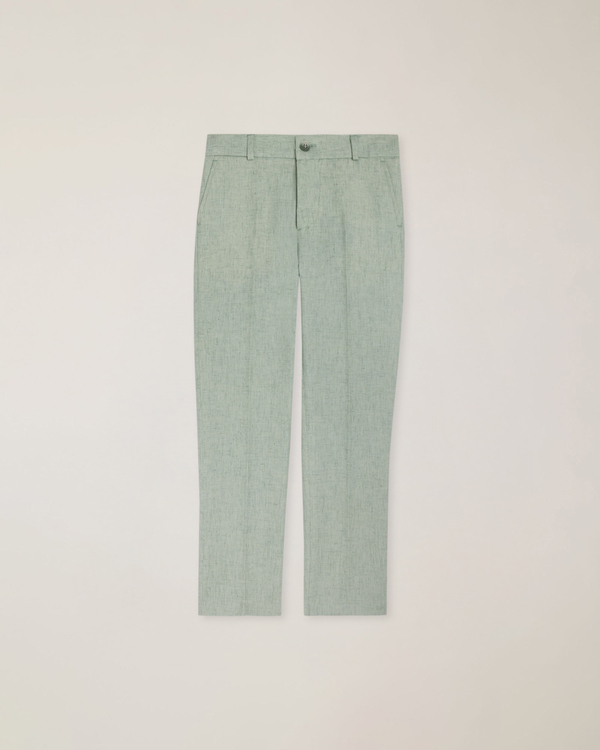  Harmont&blaine Harmont&blaine - Pantalón Con Bolsillos Tipo Americano Y Logotipo Bordado., Verde Salvia, Tamaño: 8y 