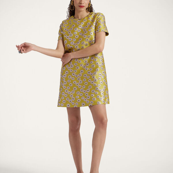 La Doublej Dresses Women - Mini Swing Dress Margarita L 42% Polyester 37% Cotton 9% Metal 7% Silk 5% Polyamide 