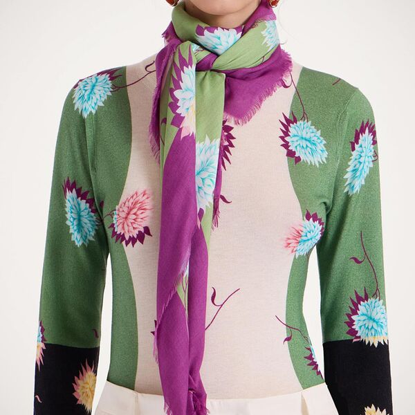  La Doublej Foulards & Scarves Women - Light Scarf Derby Placée Multicolor One Size 85% Modal 15% Silk 