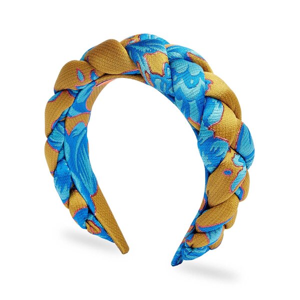  La Doublej Hair Accessories Women - Rapunzel Headband Hottie Turquoise One Size 86%polyester 6%metal 5%silk 3%polyammide 