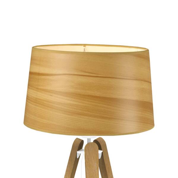  Aluminor Aluminor Lámpara De Mesa Essence Lt, Algodón Efecto Madera 