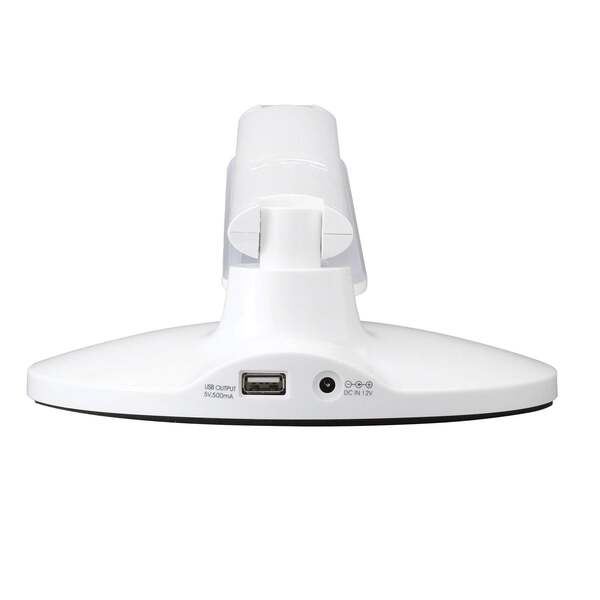  Aluminor Aluminor Lámpara De Mesa Led Success Con Reloj, Blanco 