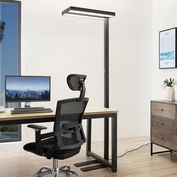  Arcchio Lámpara De Pie Led Logan Pro De Arcchio, Negra, Con Sensor, Atenuable 