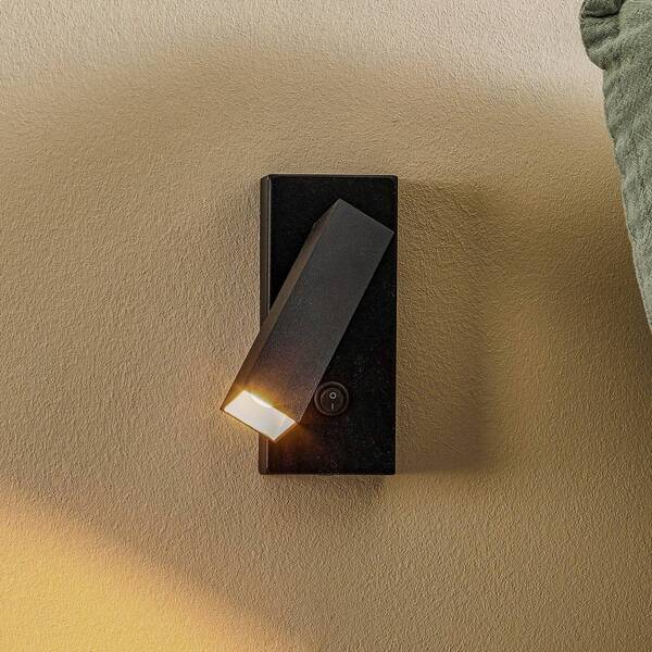  Argon Argon Foco De Pared Rai, Orientable, Negro 