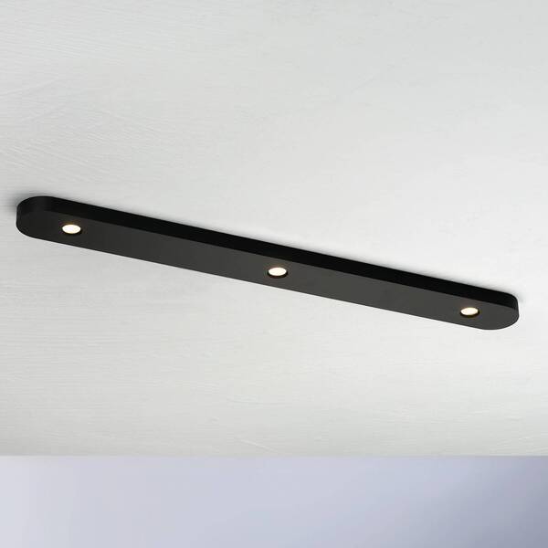  Bopp Bopp Close Lámpara Led De Techo De 3 Luces Negra 