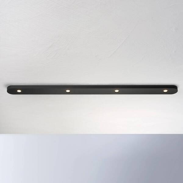  Bopp Bopp Close Plafón Led, 4 Luces, Negro 