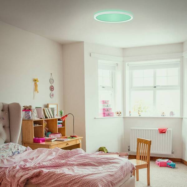  Briloner Briloner Panel Led Slim Efecto Rgbw ø29,3cm Blanco 
