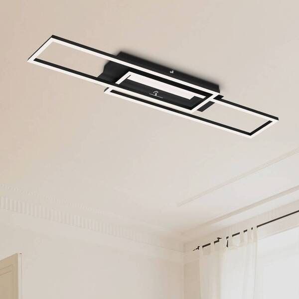  Briloner Briloner Plafón Led Frame Mid, 3.000 K, Negro 